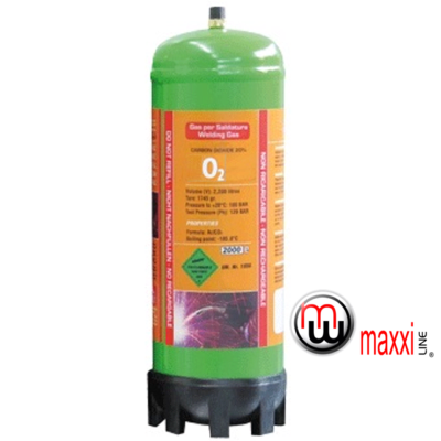 MaxxiLine disposable oxygen bottles